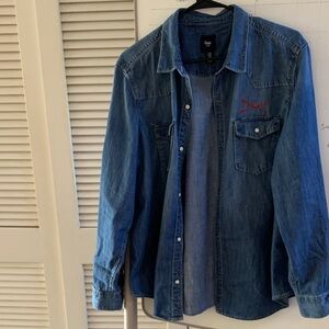 GAP Blue Denim Shirt